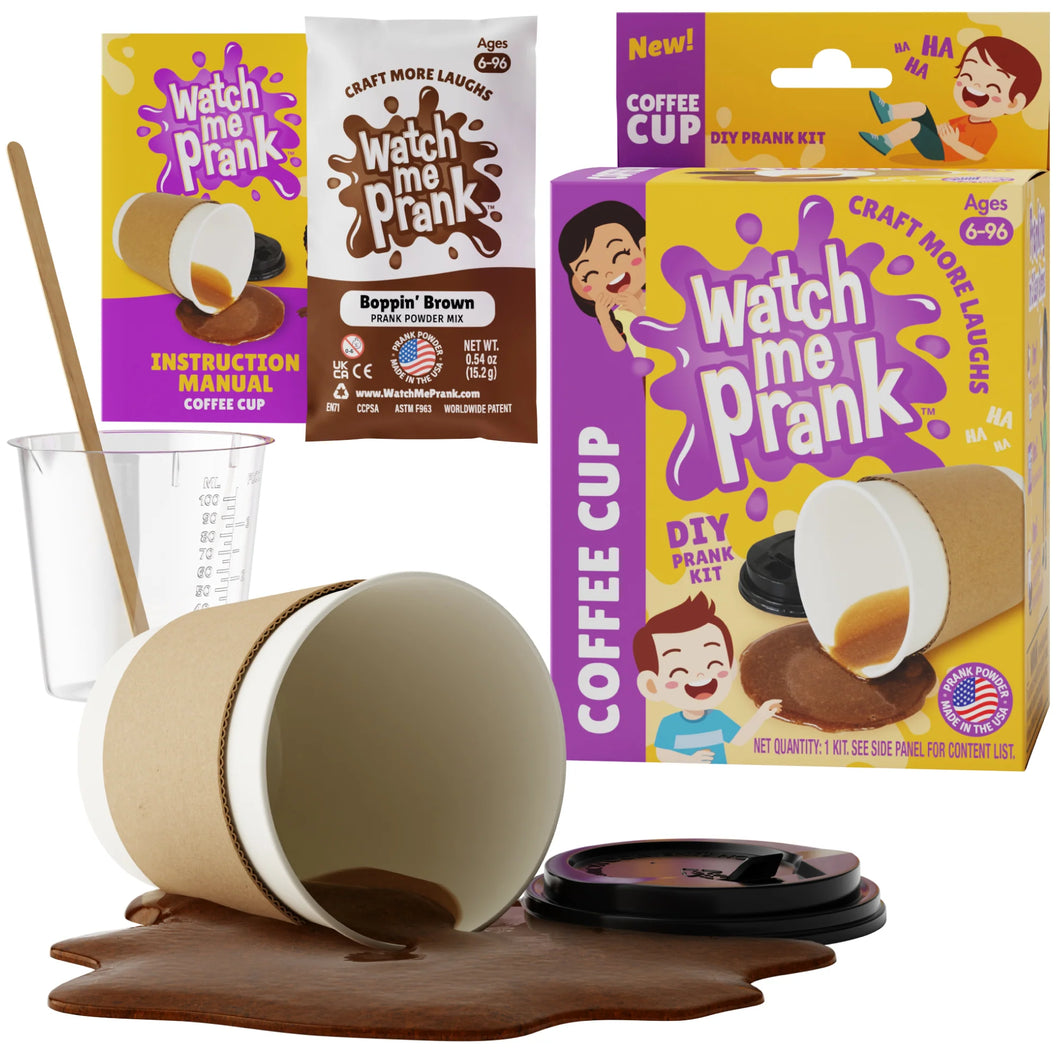 DIY Coffee Cup Spill Prank Kit - WatchMePrank