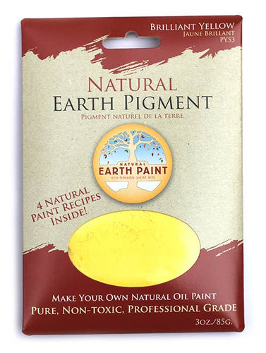 3 oz. Earth & Mineral Pigments: Brilliant Yellow