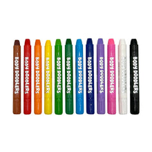 Load image into Gallery viewer, Body Doodlers Face &amp; Body Crayons - Set of 12 Colors