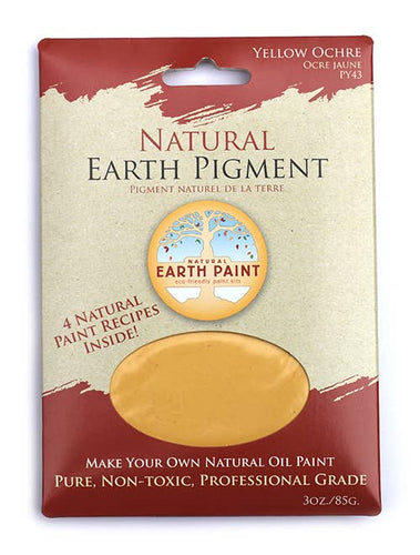 3 oz. Earth & Mineral Pigments: Yellow Ochre