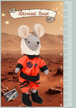 Load image into Gallery viewer, Astronaut Mouse in a Box with the bedding