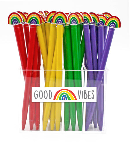 ENAMEL RAINBOW CHARM PEN