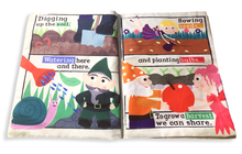 Load image into Gallery viewer, Nursery Times Crinkly Newspaper - Gnomes and Fairies