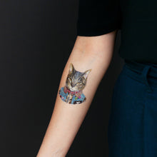 Load image into Gallery viewer, Punk Cat Tattoo Pair