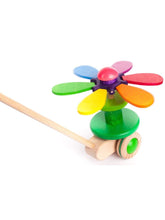 Load image into Gallery viewer, Flower Rainbow Push Toy