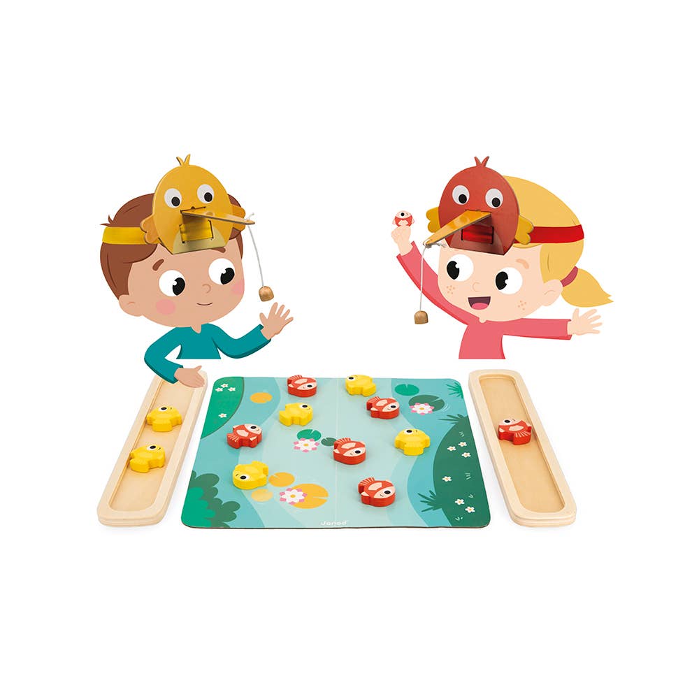 Magnetic Fishing Game | Game of Skill | Wood & Cardboard