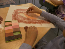 Load image into Gallery viewer, FILANA Organic Beeswax Crayons: 12 SkinTones in Blocks