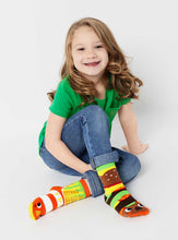 Load image into Gallery viewer, Burger &amp; Fries - Fun Mismatched Socks