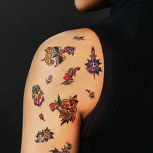 Load image into Gallery viewer, Love Motifs Tattoo Sheets