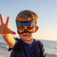 Load image into Gallery viewer, Painted Bunting Bird Wings + Mask (Kids Costume Set)