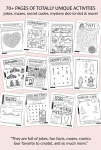 Legendary Monsters: Cryptids Coloring + Activity Book