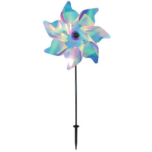 Load image into Gallery viewer, 18&quot; Striped Iridescent Pinwheel Spinner