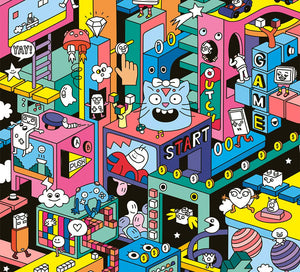 Video Game Giant Sticker poster