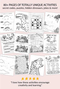 Dinosaurs Coloring + Activity Book