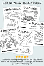 Load image into Gallery viewer, Dinosaurs Coloring + Activity Book