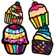 Load image into Gallery viewer, Cupcakes Suncatcher Kit