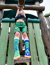 Load image into Gallery viewer, T-Rex &amp; Triceratops Mismatched Socks
