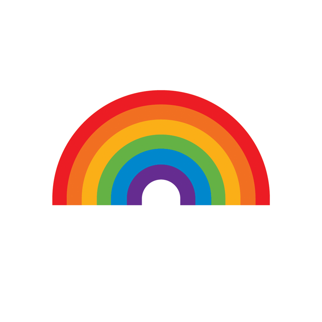 Rainbow Tattoo Pair