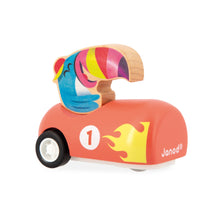 Load image into Gallery viewer, Wooden Pull-Back Cars
