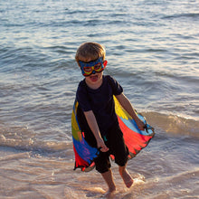 Load image into Gallery viewer, Painted Bunting Bird Wings + Mask (Kids Costume Set)