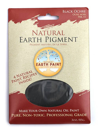3 oz. Earth & Mineral Pigments: Black Ochre