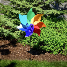 Load image into Gallery viewer, 18&quot; Rainbow Poly Petal Spinner