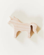 Load image into Gallery viewer, Wooden Unicorn Figure - Made in California, Waldorf Toy: Mahogany