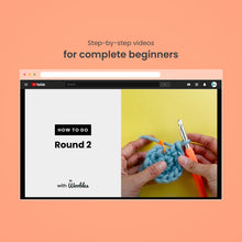 Load image into Gallery viewer, Kiki the Chick Beginner Crochet Kit
