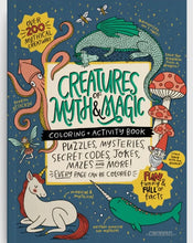 Load image into Gallery viewer, Creatures of Magic &amp; Myth Coloring + Activity Book