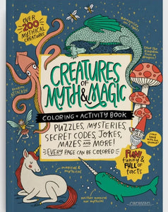 Creatures of Magic & Myth Coloring + Activity Book