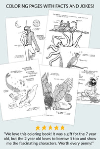 Creatures of Magic & Myth Coloring + Activity Book