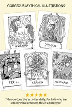 Load image into Gallery viewer, Creatures of Magic &amp; Myth Coloring + Activity Book