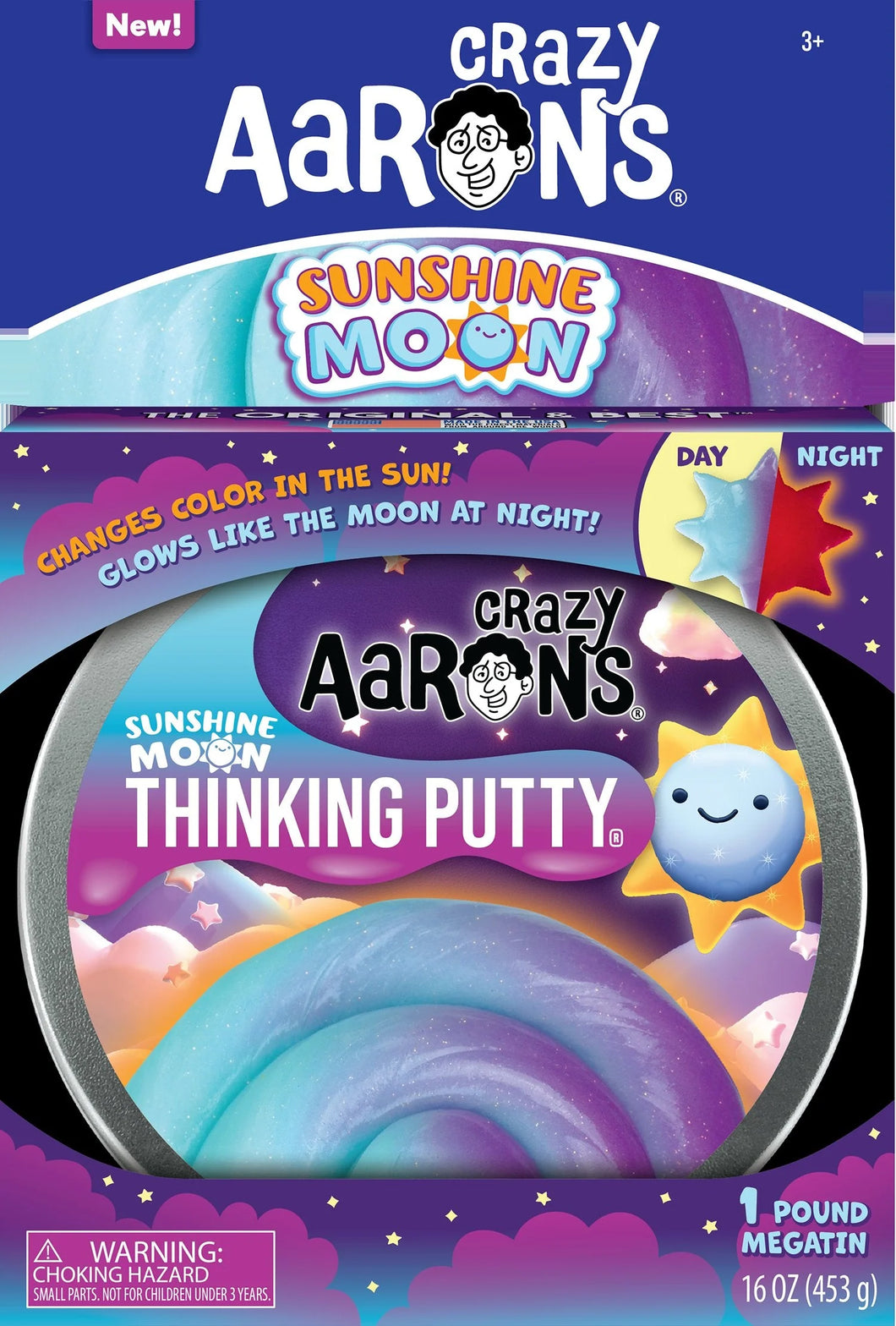 Sunshine Moon - A FULL POUND of Crazy Aarons Thinking Putty