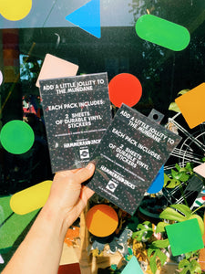 Hammer + Jacks Sprinkle Stickers!