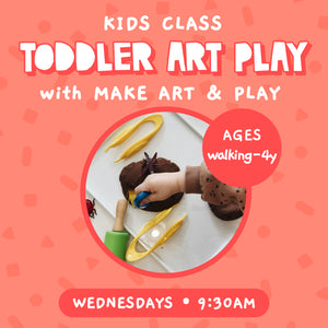 Toddler Art Play with Make Art & Play