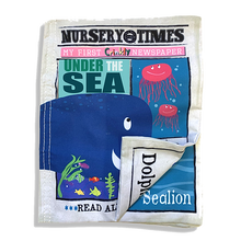 Load image into Gallery viewer, Nursery Times Crinkly Newspaper - Under the Sea