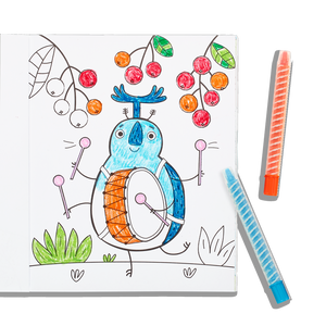 Color-in' Book: Busy Bug Buddies