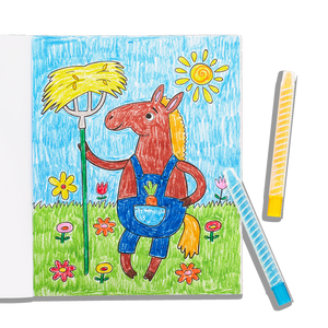 Color-in' Book: Little Farm Friends