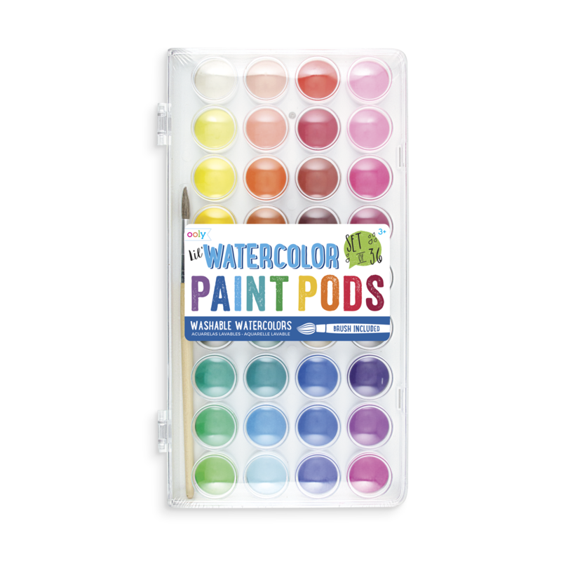 lil' watercolor paint pods