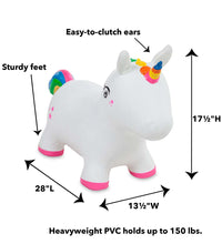 Load image into Gallery viewer, Bouncy Inflatable Jump Along Animal - Unicorn