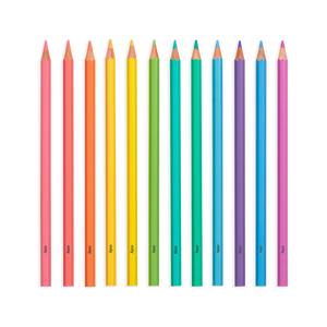 Pastel Hues Colored Pencils - set of 12