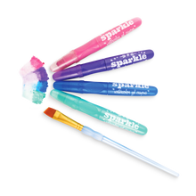Load image into Gallery viewer, Rainbow Sparkle Watercolor Gel Crayons