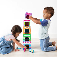 Load image into Gallery viewer, Stackables Nested Cardboard Toys &amp; Cars Set : Rainbow Town