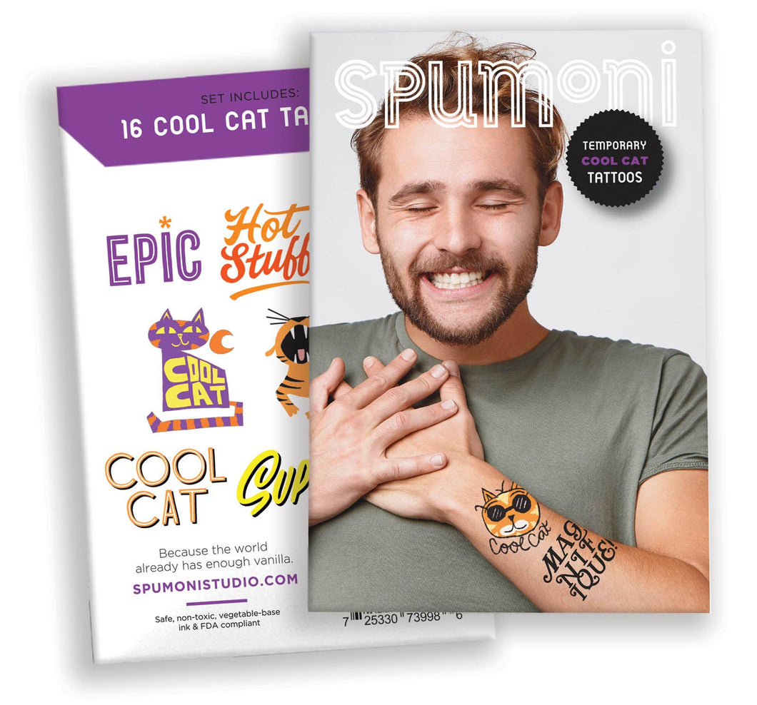 Cool Cat (Temp Tattoos)
