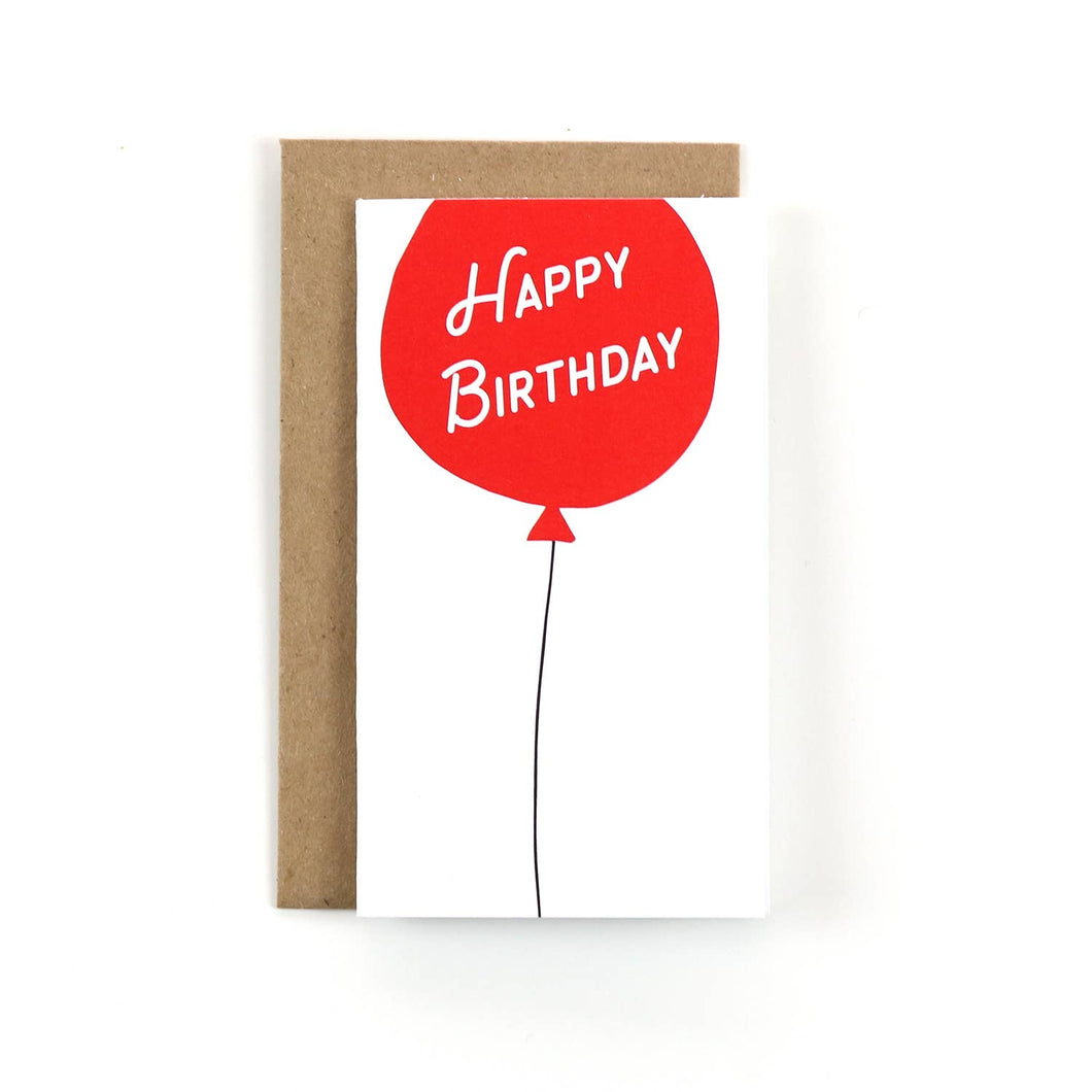 Birthday Balloon - Mini Card