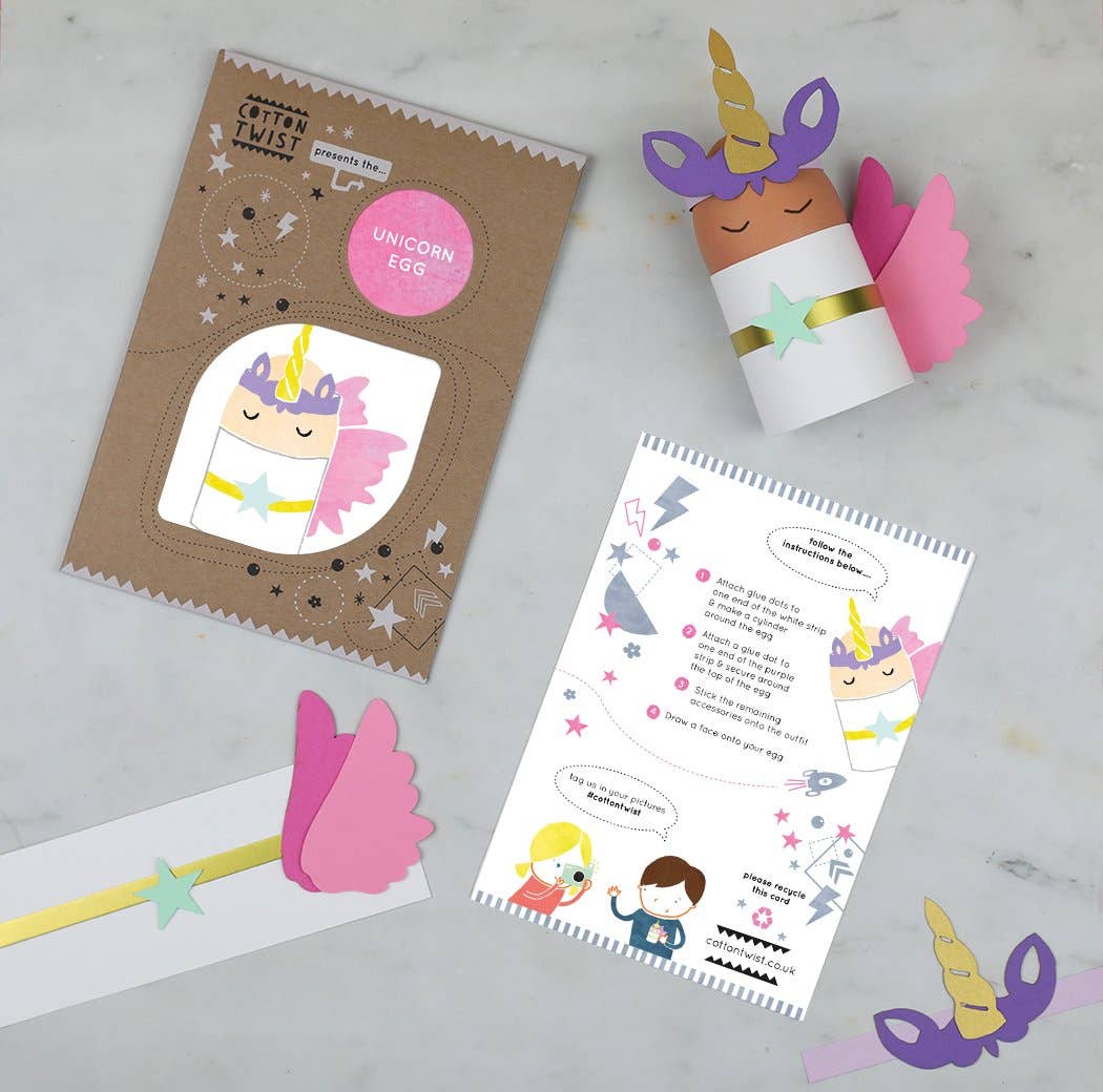 Make Your Own Unicorn Egg Character