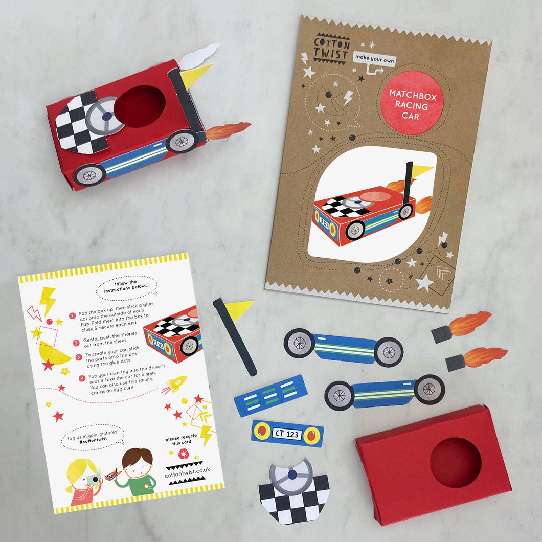 make your own matchbox racing car