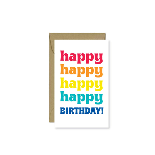 Happy Birthday Mini Card