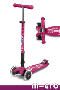 Maxi Deluxe Foldable LED Scooter