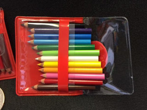 12 MINI 1.75" Pencils In Pouch